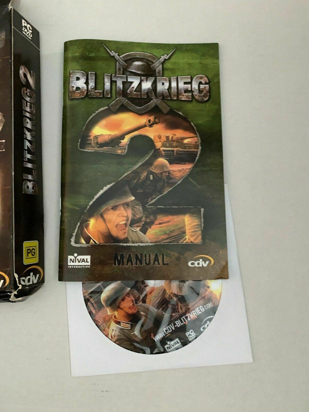 Blitzkrieg 2 - PC DVD Windows Game with Manual