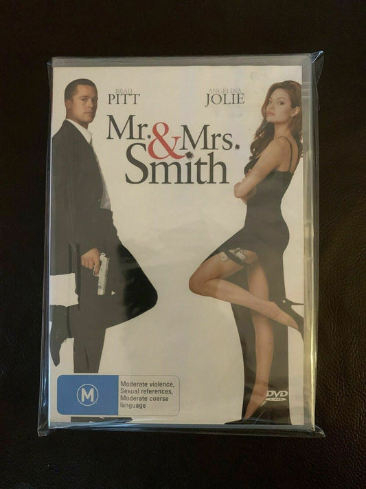 *New Sealed* Mr & Mrs Smith (DVD, 2006) Brad Pitt, Angelina Jolie. Region 4