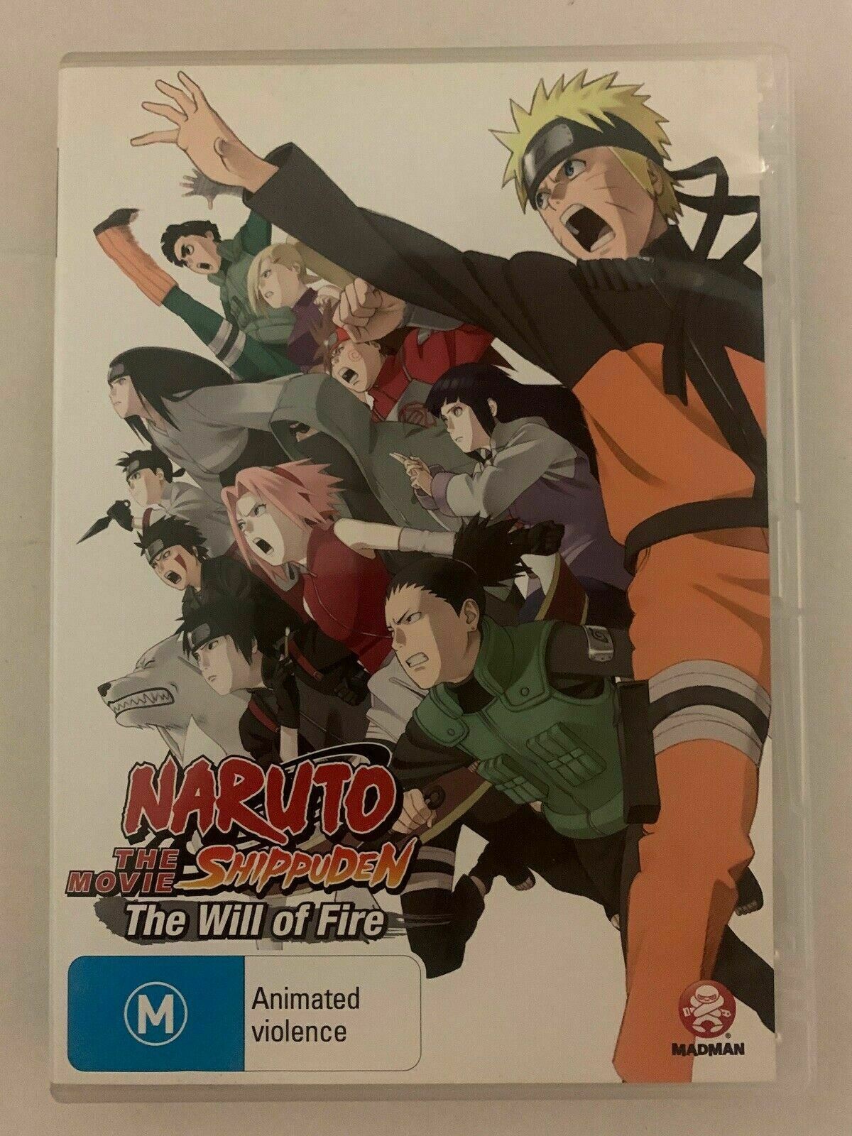 Naruto Shippuden - Movie 3 - The Will Of Fire (DVD, 2012) Region 4