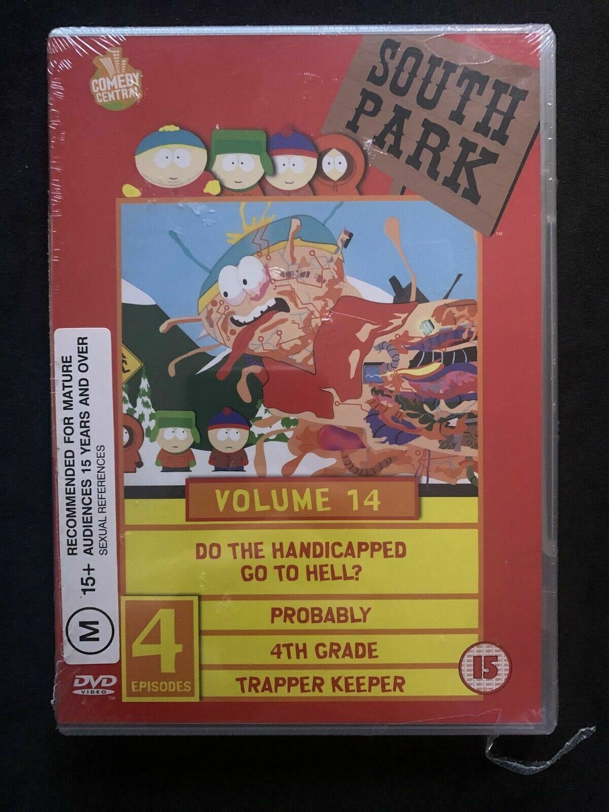 *New Sealed* South Park : Series 4 : Vol 14 (DVD) Region 2,3,4,5,6