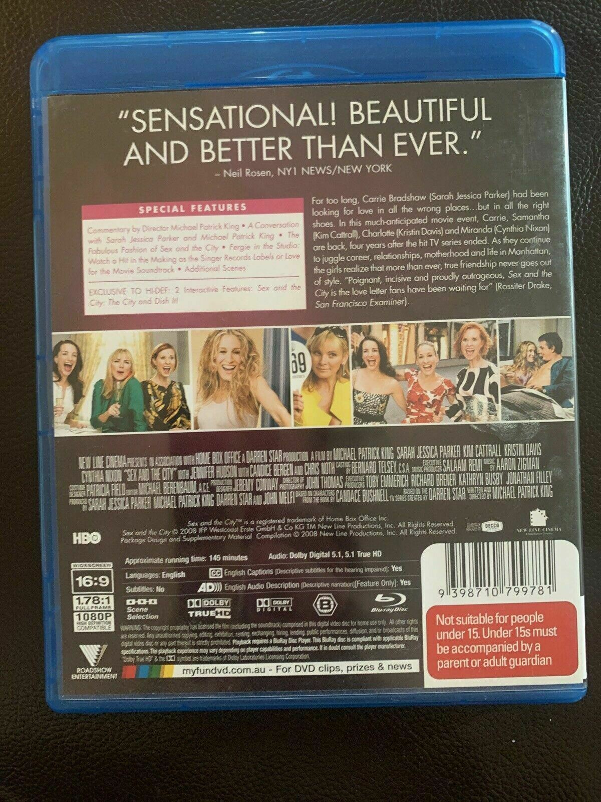 Sex And The City 1 & 2 - The Movie (Blu-ray) Region B