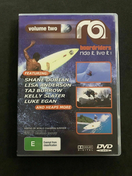 Ra Boardriders Volume 2 DVD - Ride it live it Surfing Skateboarding Snowboard