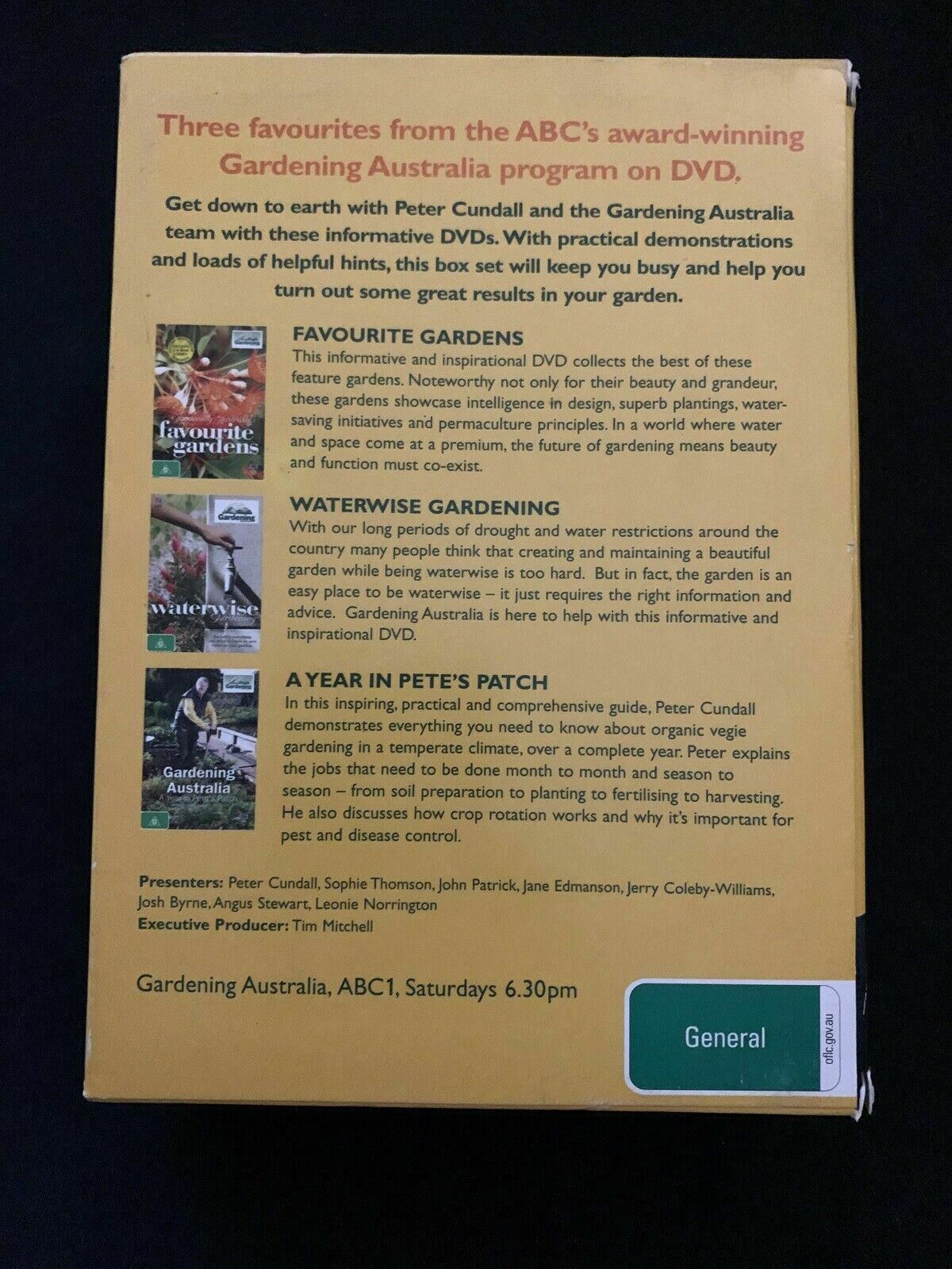 Gardening Australia The Down To Earth Gardening Box (DVD, 2010) Region 4