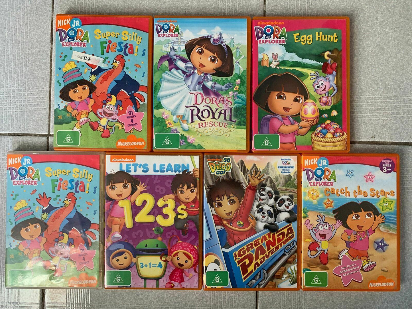 6x Dora The Explorer DVD Bulk/Lot Region 4