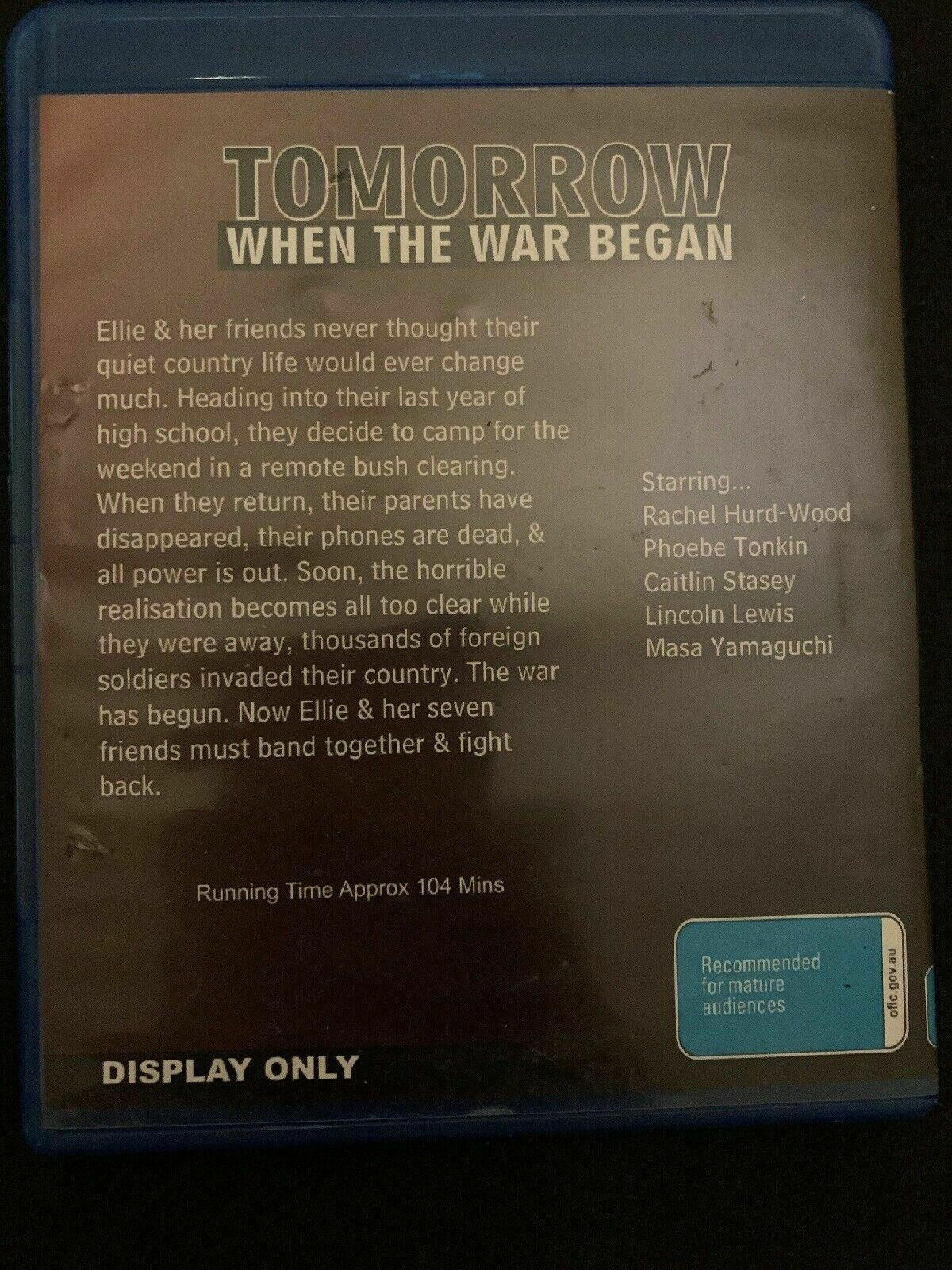 Tomorrow When The War Began (Blu-Ray, 2010)