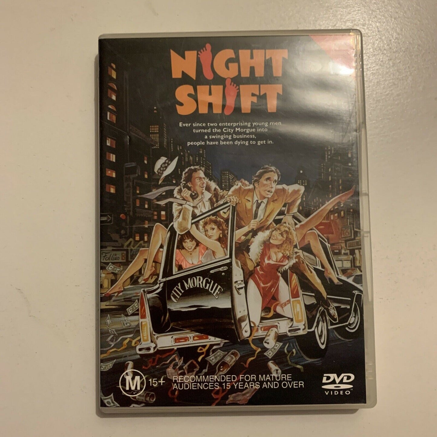 Night Shift (DVD, 1982) Henry Winkler, Michael Keaton, Shelley Long Region 4