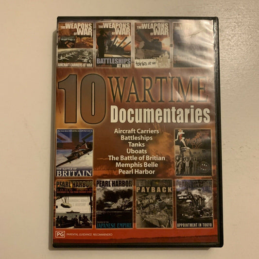 10 Wartime Documentaries (DVD, 4-Disc) All Regions