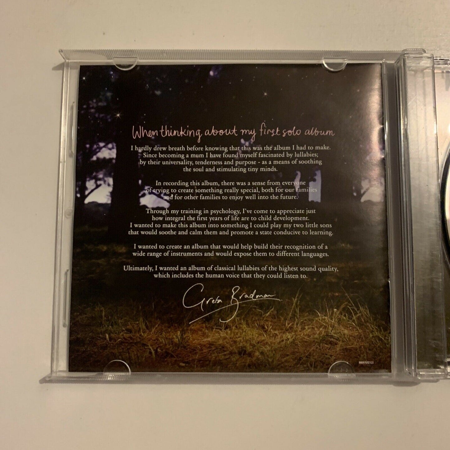 *Autographed Copy* Greta Bradman - Forest Of Dreams (CD, 2010)