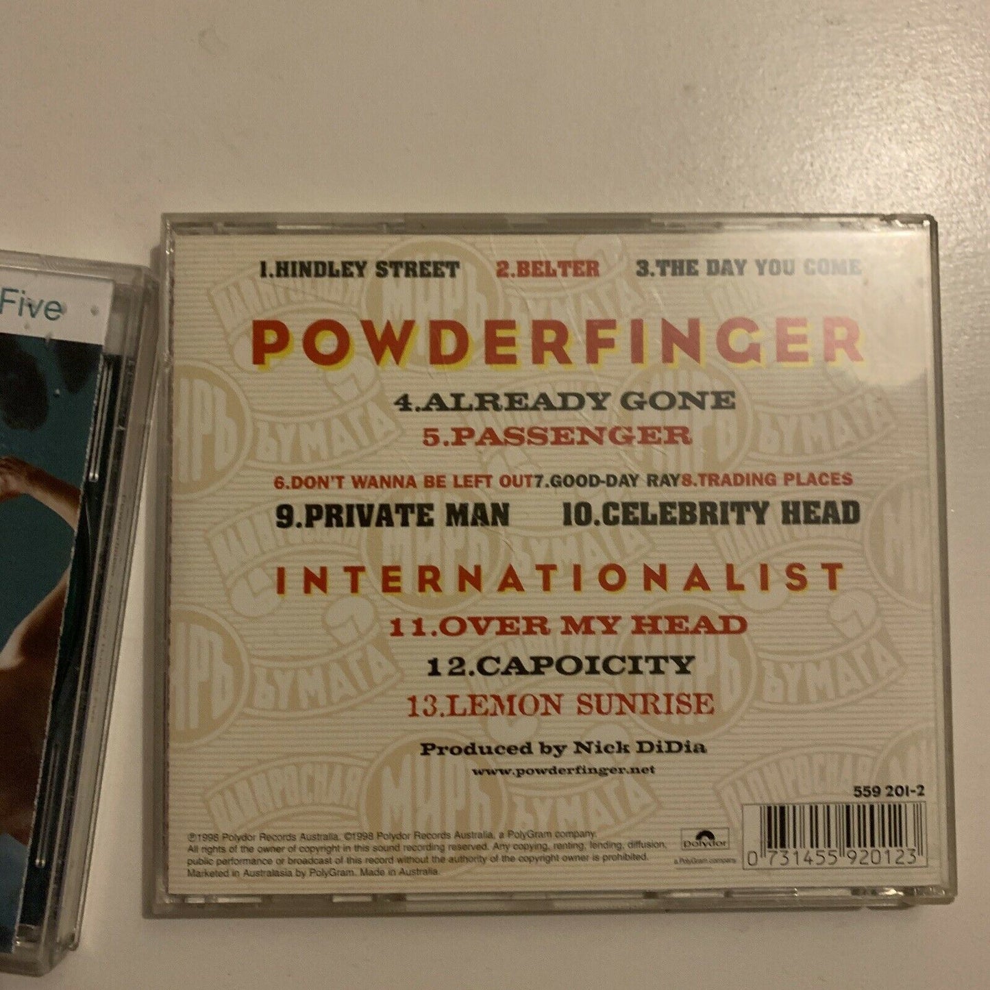 Powderfinger - Internationalist / Odyssey Number Five (CD, 2000, 2-Disc) Album