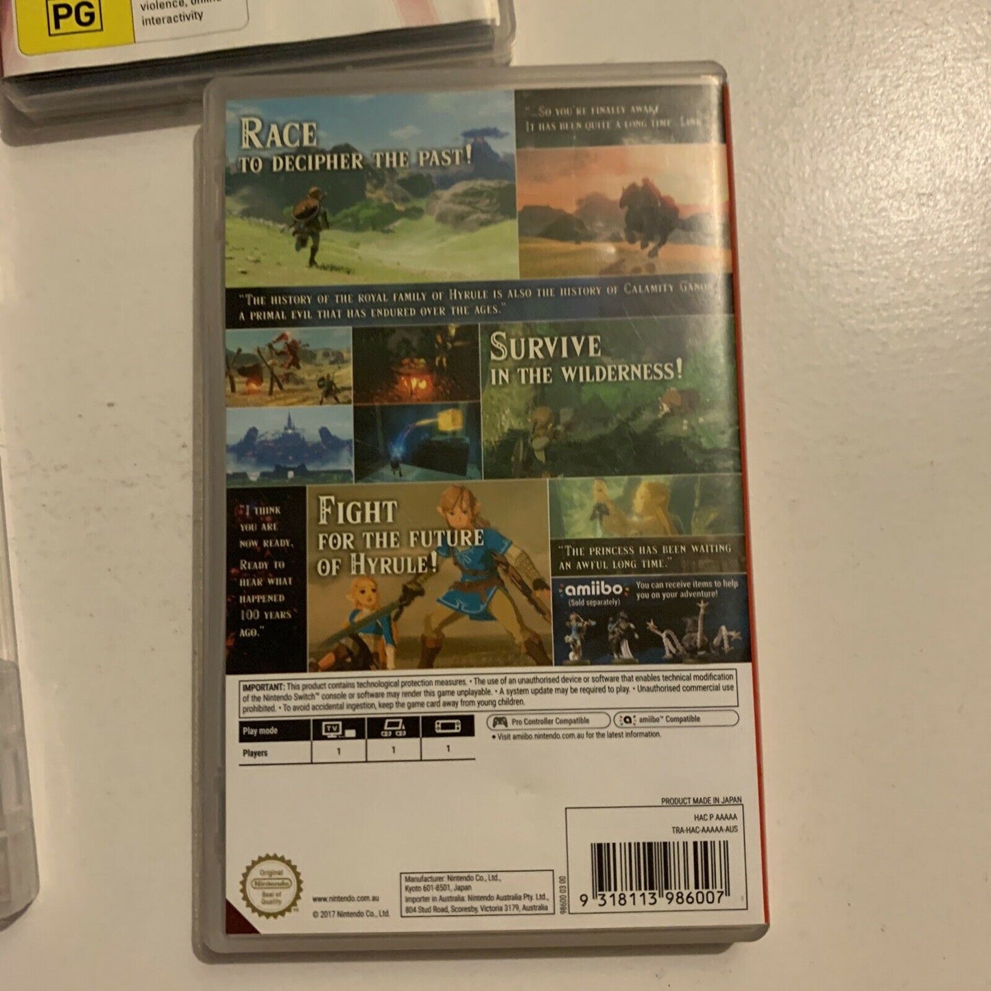 4x Nintendo Switch Empty Cases: Zelda, Doom, Super Smash Bros, Crash Bandicoot