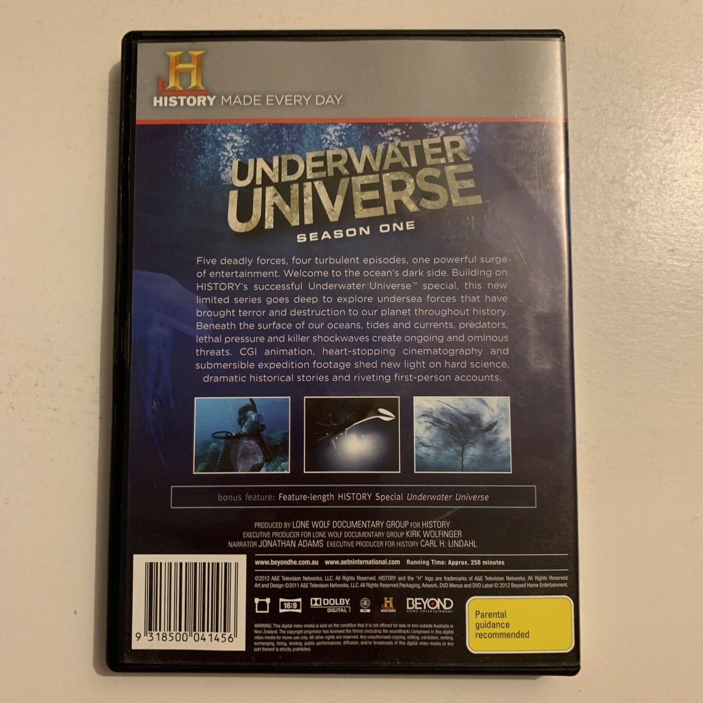 History Channel: Underwater Universe : Season 1 (DVD, 2011, 3-Disc) Region 4
