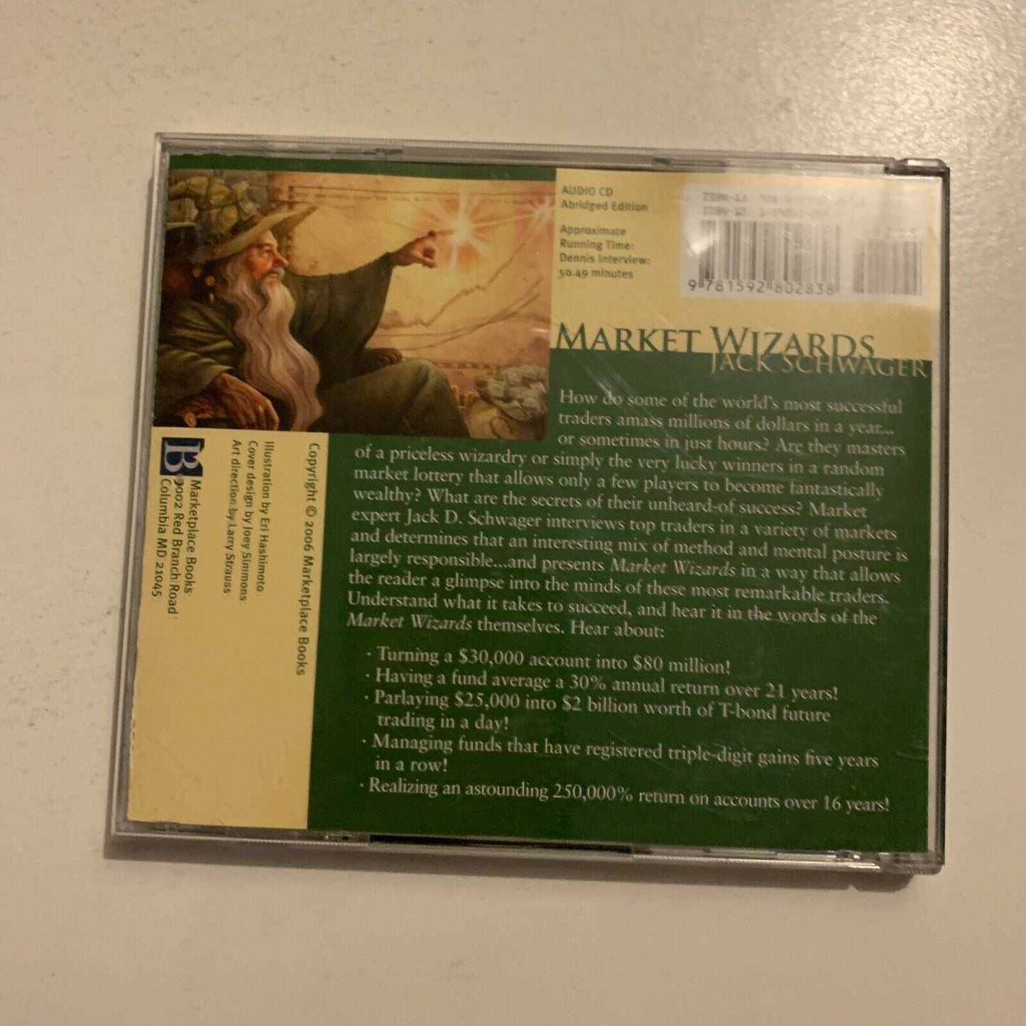 Market Wizards By Jack Schwager - Richard Dennis A Legend Retires (CD, 2006)