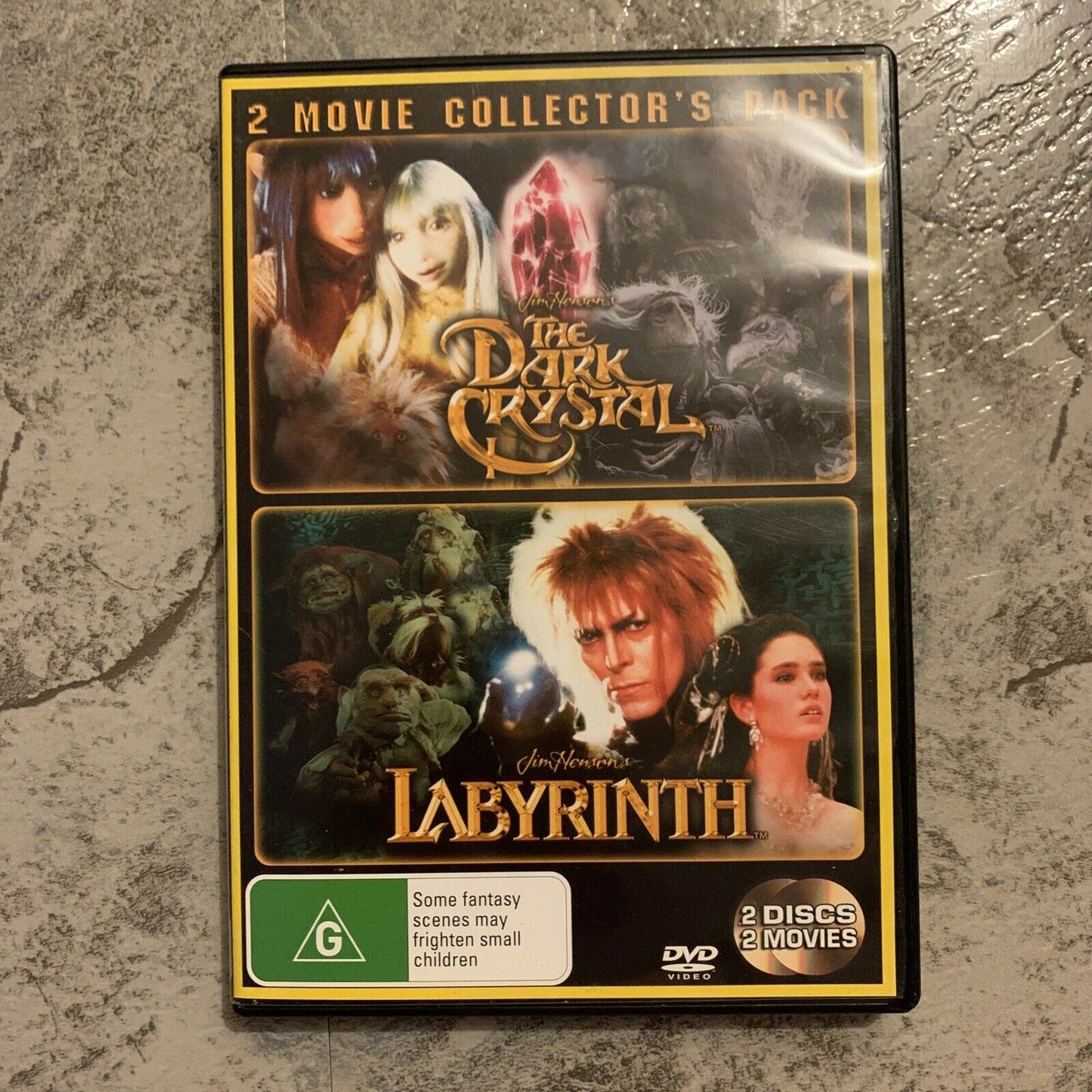 The Dark Crystal / Labyrinth - Collector's Edition (DVD, 1986, 2-Disc) Region 4