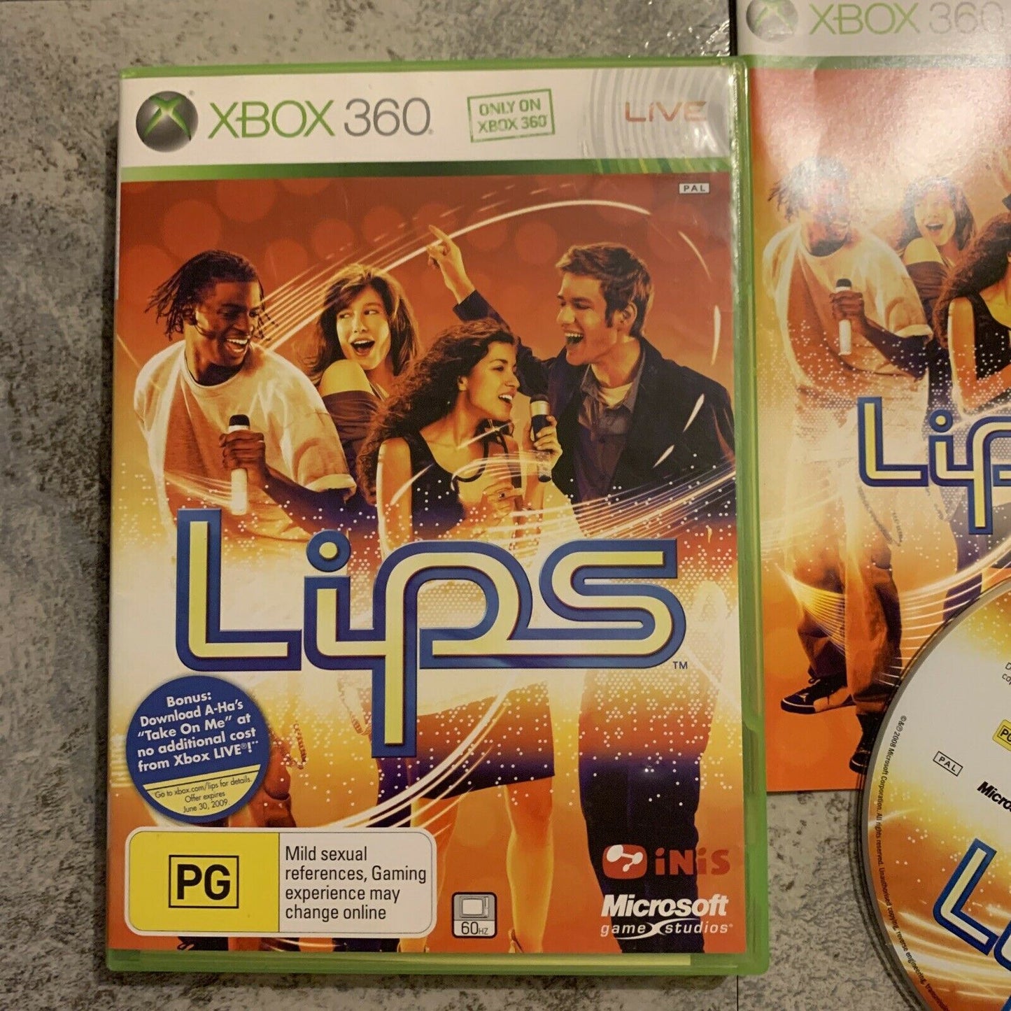 Lips Microsoft XBOX 360 - Complete With Manual PAL