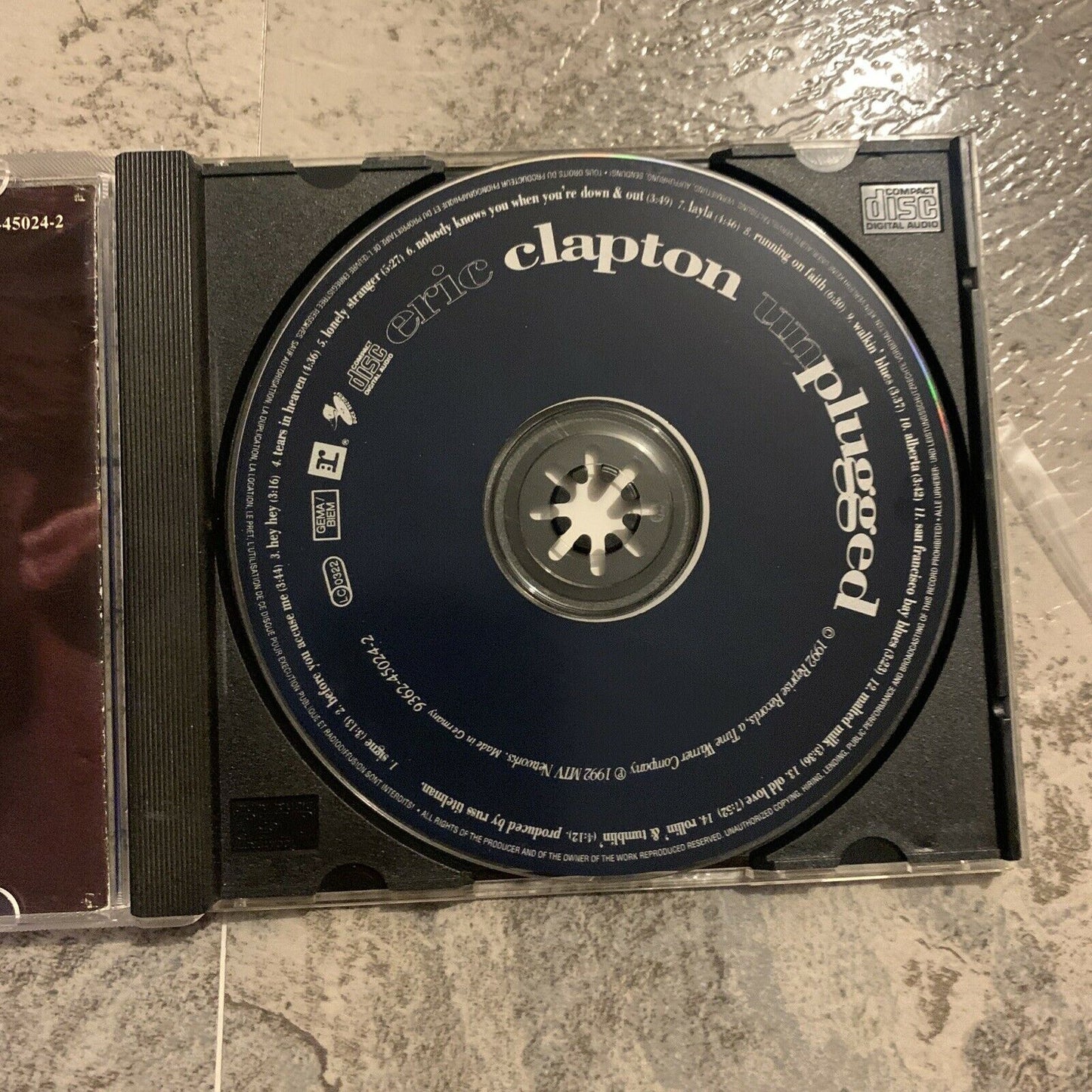 MTV Unplugged by Eric Clapton (CD, 1992)