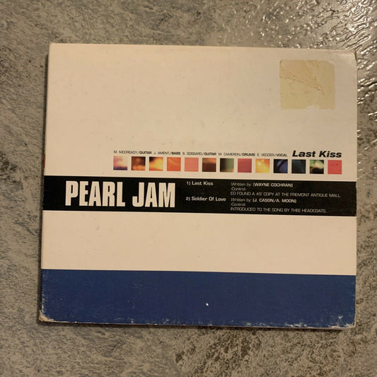 Pearl Jam - Last Kiss (CD, 1999) Australian Digipak Single