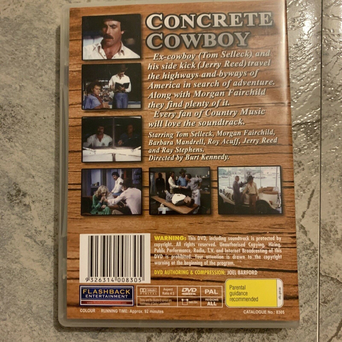 Concrete Cowboy (DVD, 1979) Tom Selleck, Morgan Fairchild.  All Regions