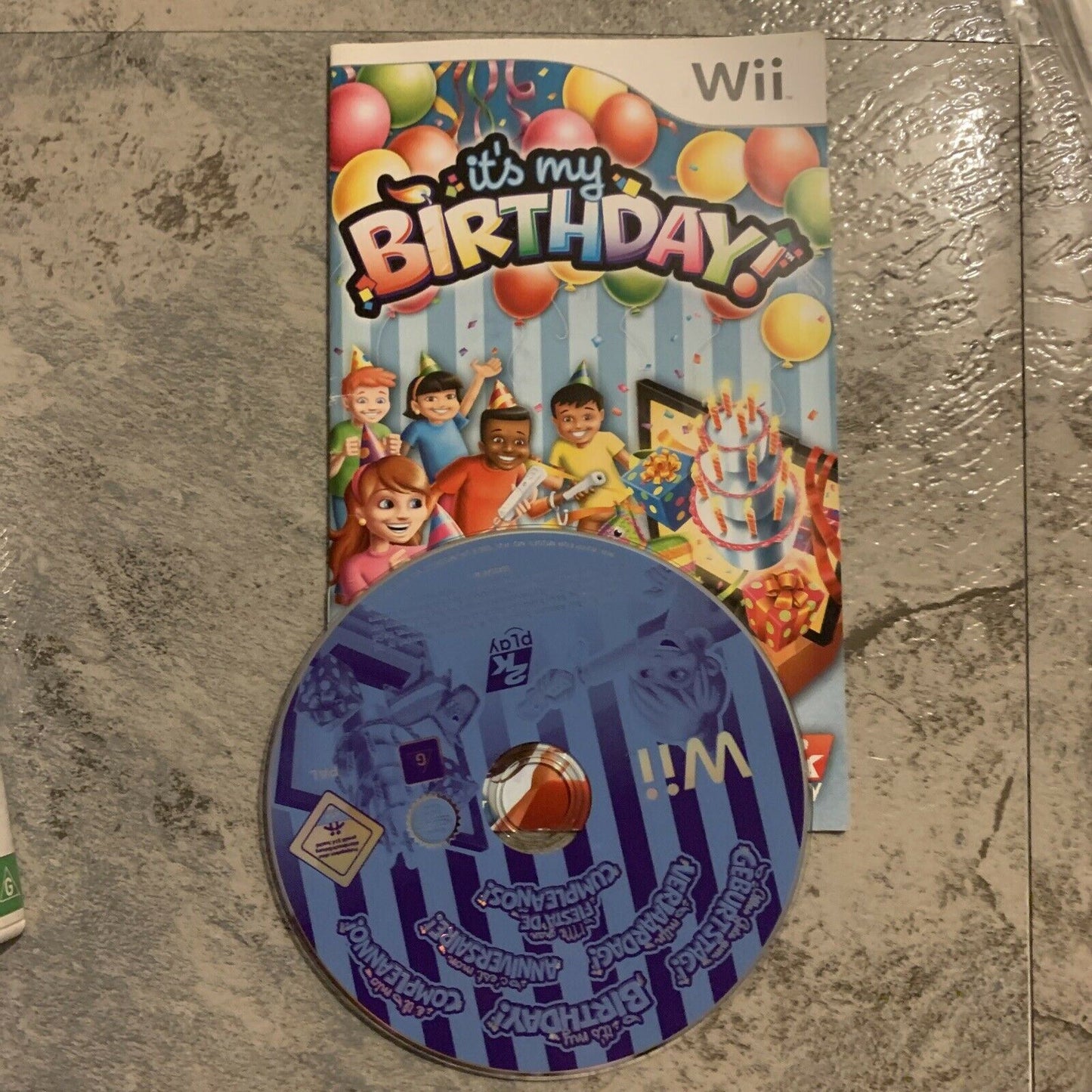 It's My Birthday - Nintendo Wii PAL Game Includes Manual PAL