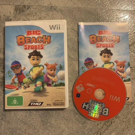 Big Beach Sports - Nintendo Wii Game PAL with Manual