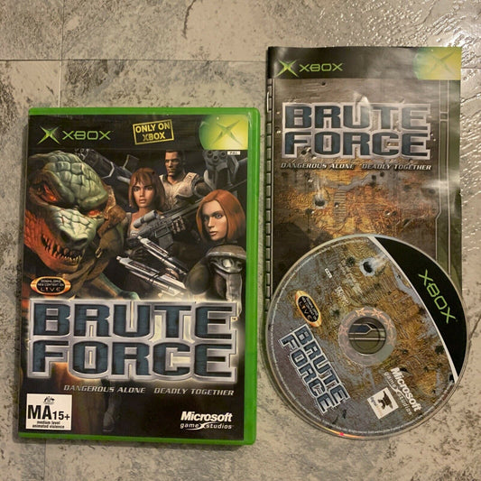 Brute Force - Microsoft Xbox Original Game PAL with Manual