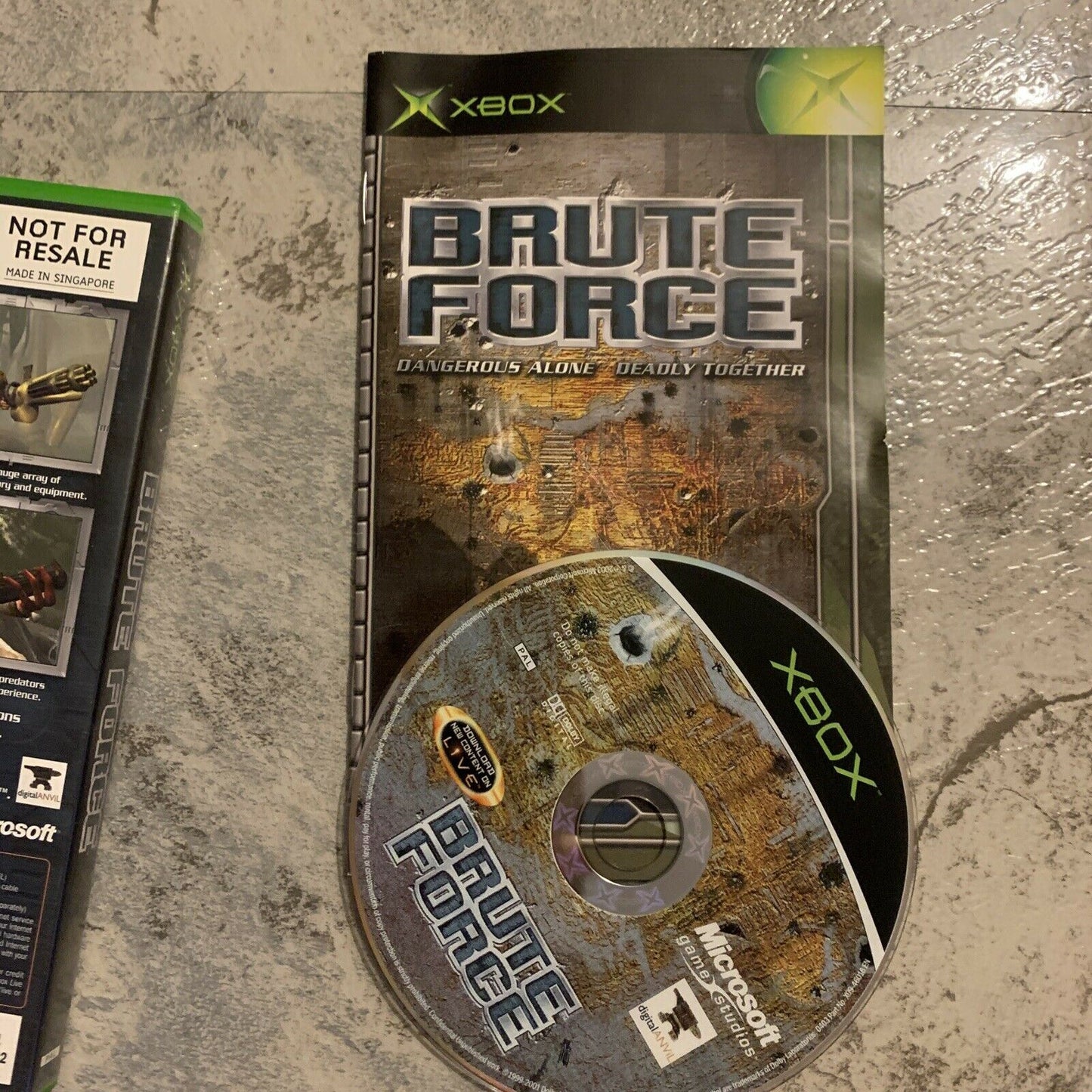 Brute Force - Microsoft Xbox Original Game PAL with Manual