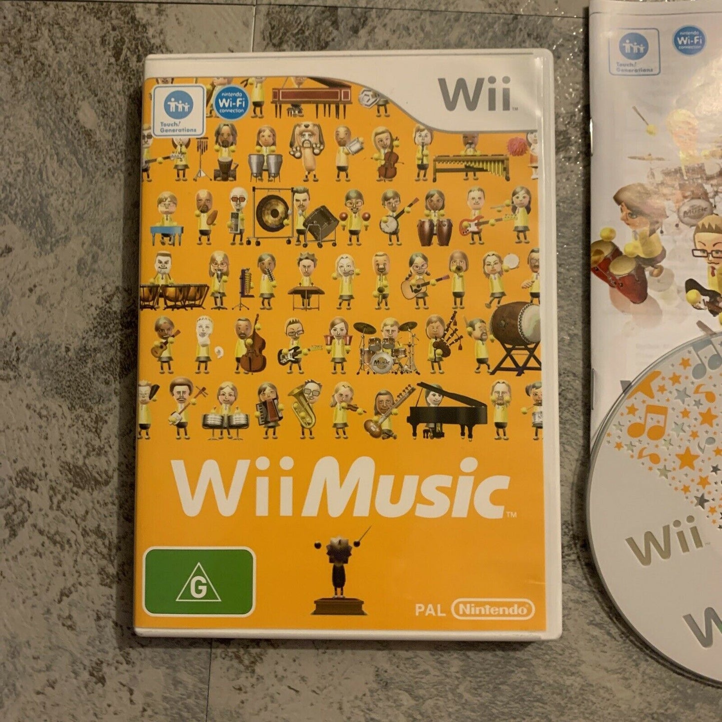 Wii Music - Nintendo Wii PAL Game 2008 with Manual