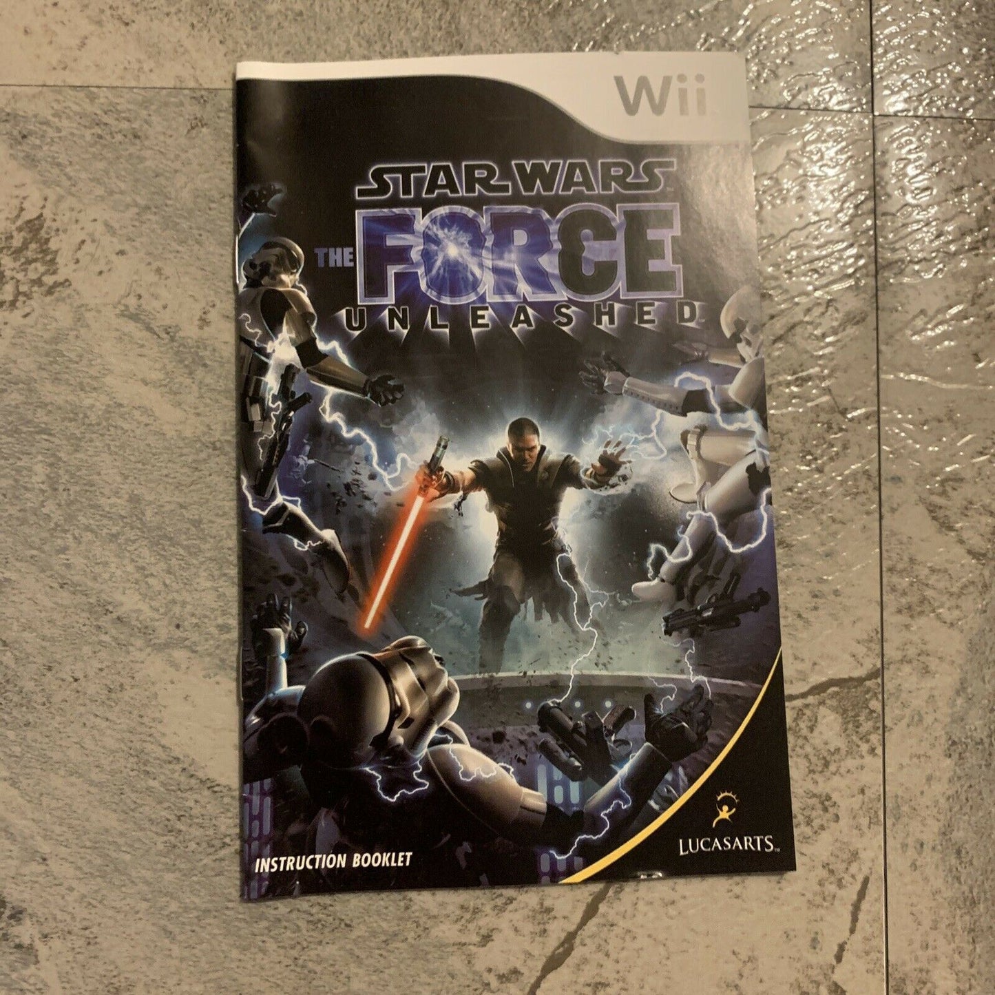 Star Wars The Force Unleashed Nintendo Wii With Manual PAL