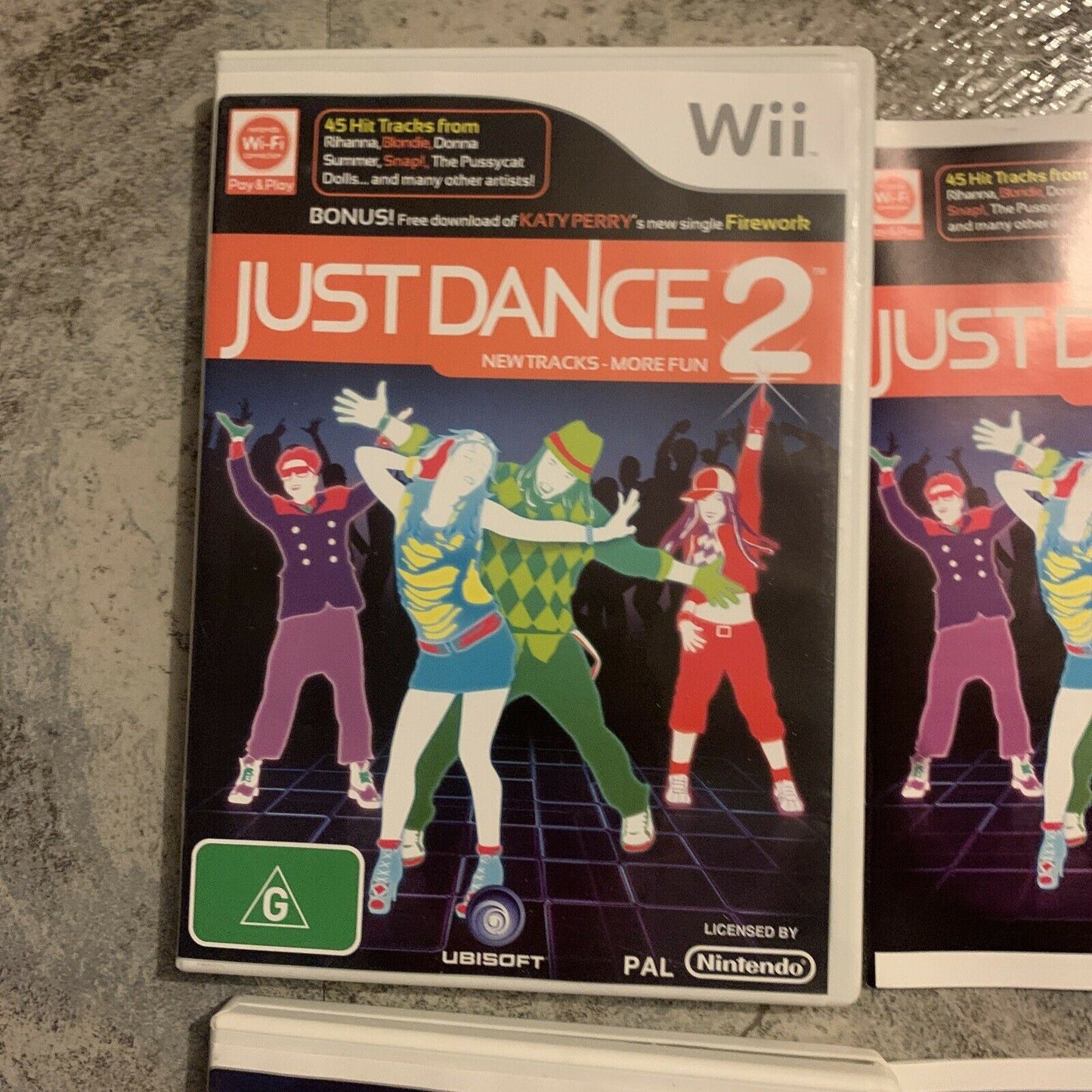 Just Dance 2 / Just Dance 2015 / Just Dance 2016 Nintendo Wii With Manual PAL