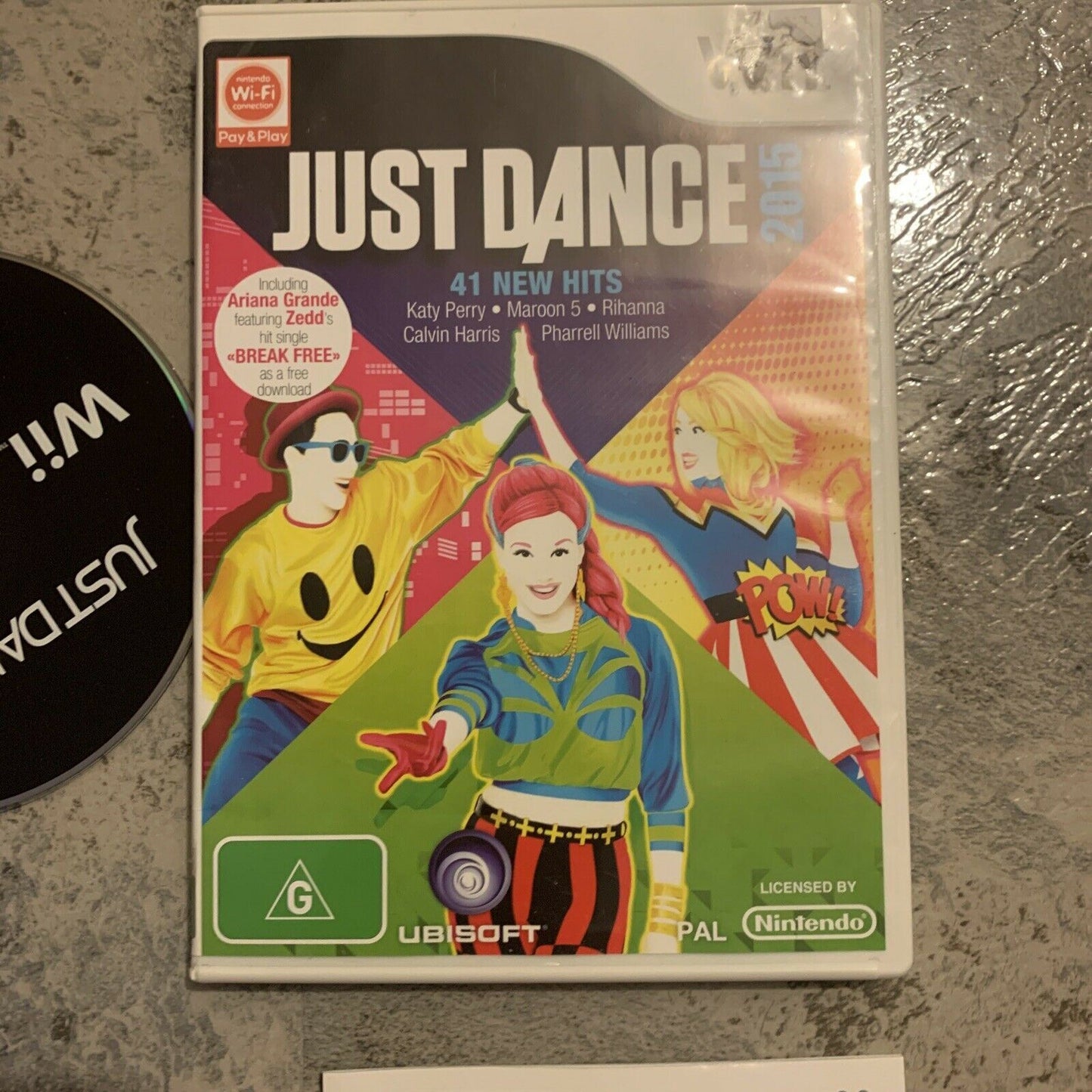 Just Dance 2 / Just Dance 2015 / Just Dance 2016 Nintendo Wii With Manual PAL