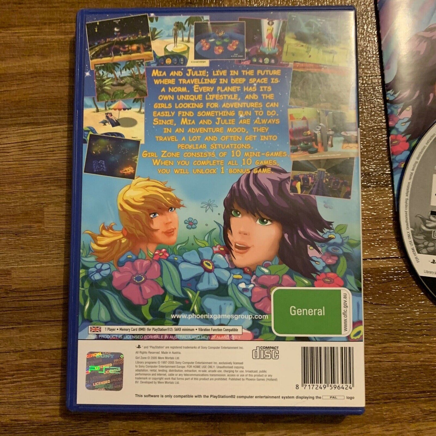 Girl Zone - Sony Playstation 2 PS2 With Manual PAL