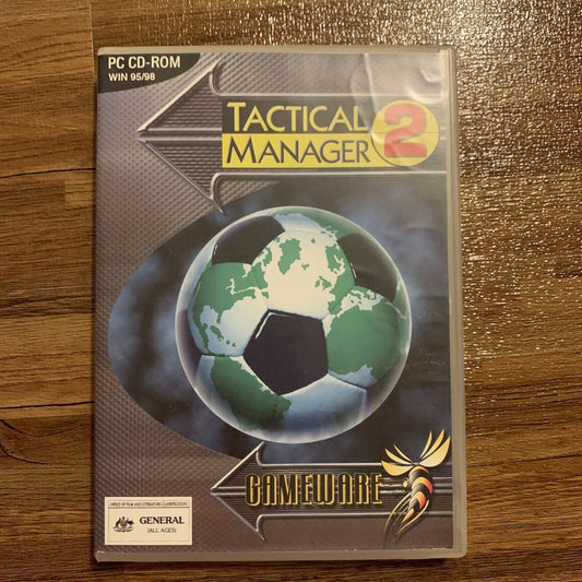 Tactical Manager 2 PC CDROM Football Simulation Game Win95/98