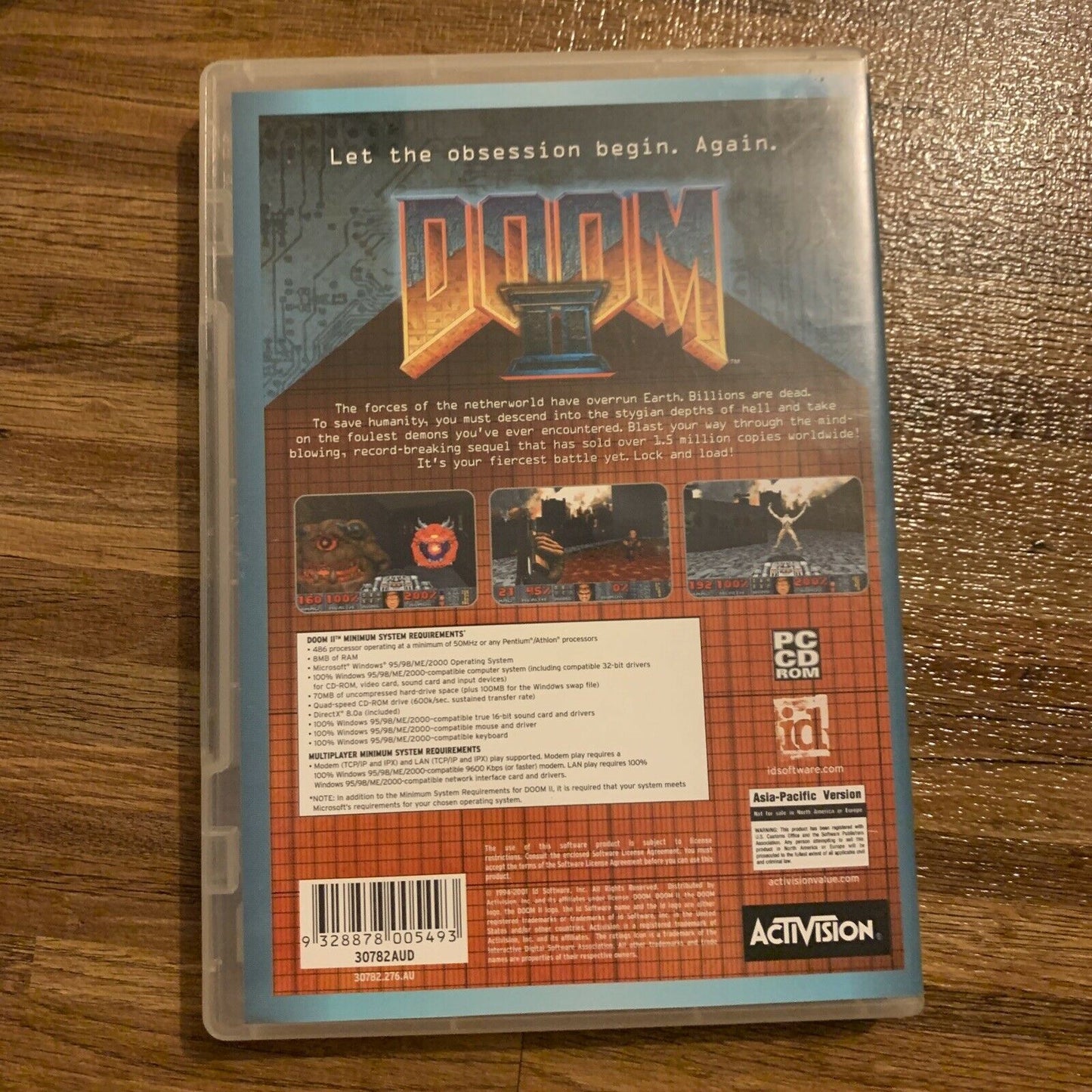 DOOM ii 2 PC CD ROM