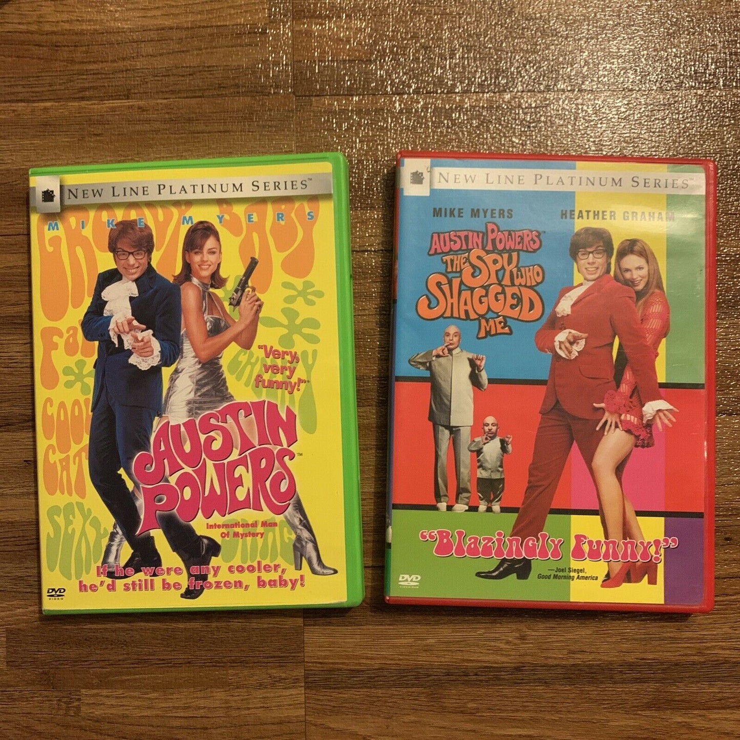 Austin Powers The Spy Who Shagged Me / Austin Powers (DVD, 2-Disc) Region 1
