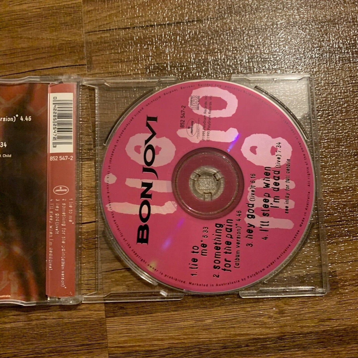 Bon Jovi - Crush Album & Lie To Me Single (CD, 2000, 2-Disc)