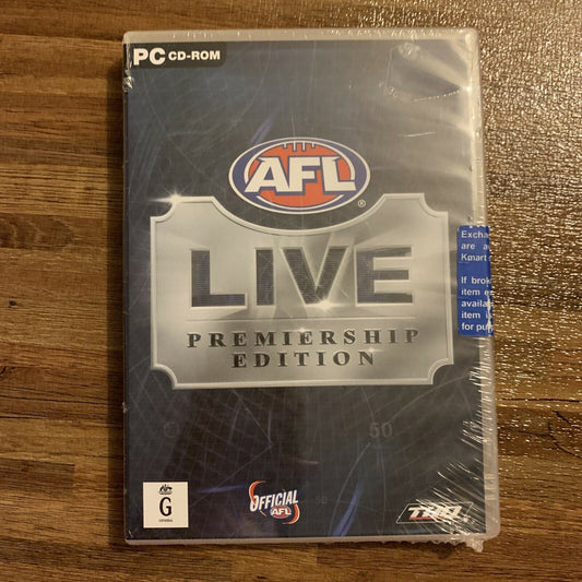 *New Sealed* AFL Live Premiership Edition - Windows PC CD-ROM (2003)