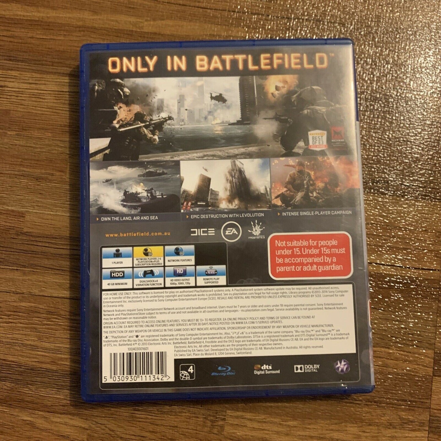 Battlefield 4 Sony Playstation 4 PS4 Game