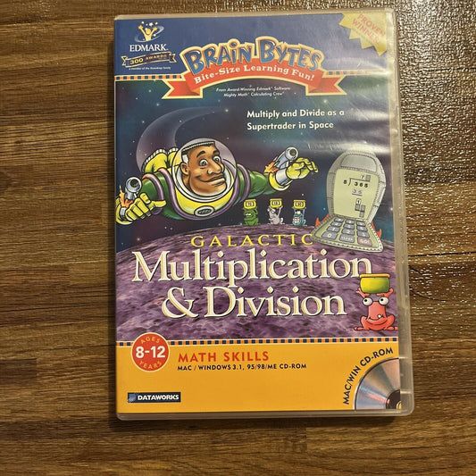 Brain Bytes: Galactic Multiplication & Division PC/Mac CD-ROM