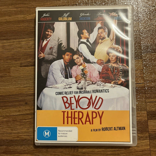 Beyond Therapy (DVD, 1986) Jeff Goldblum, Julie Hagerty, Tom Conti Region 4
