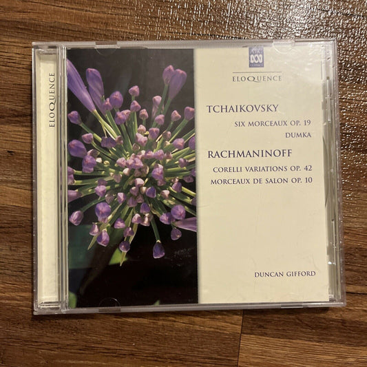 Tchaikovsky - Tchaikovsky & Rachmaninoff: Piano Music (CD, 1999)