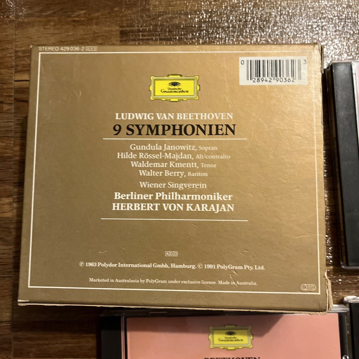 Beethoven 9 Symphonien - Berliner Philharmoniker: Herbert Von Karajan (CD, 1963)