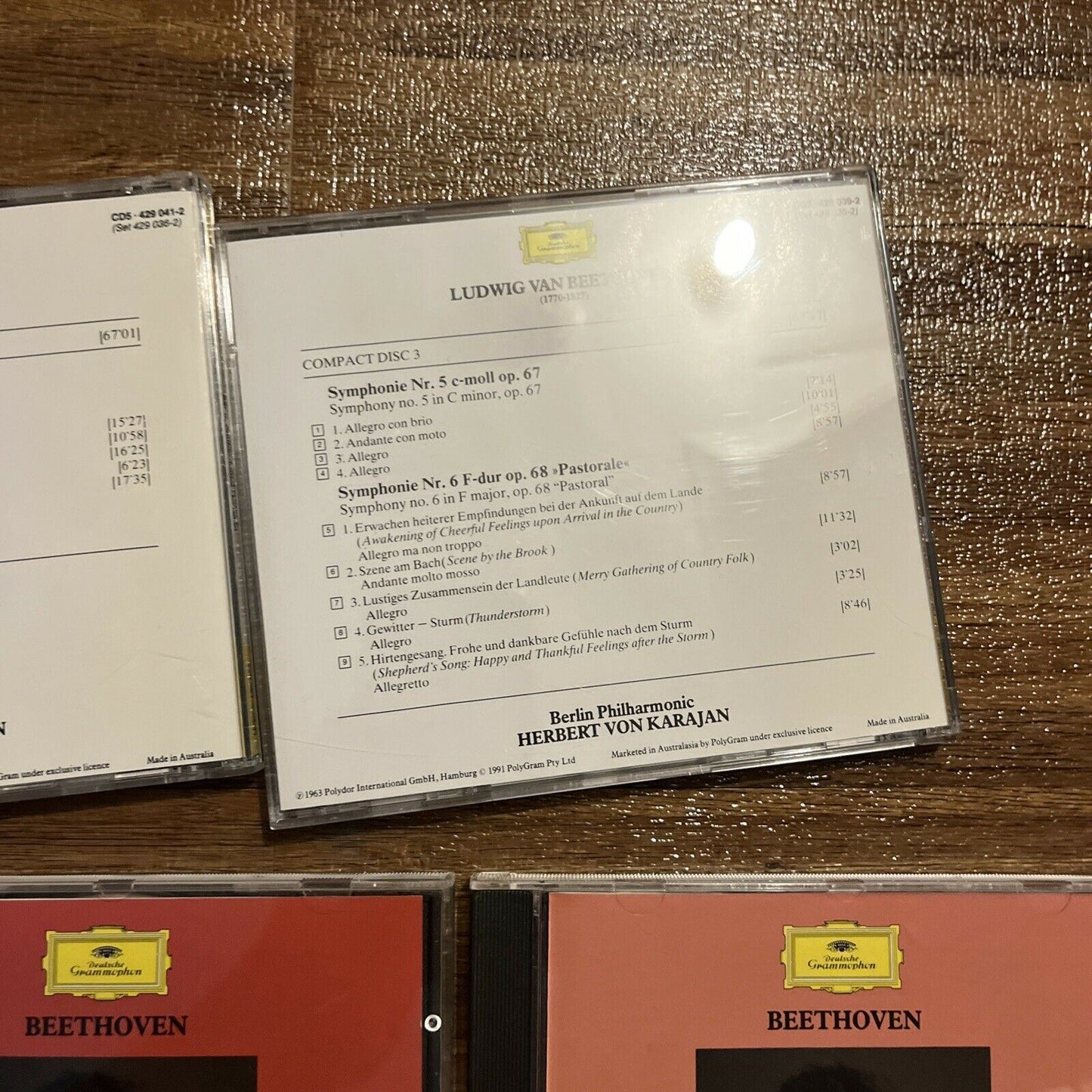 Beethoven 9 Symphonien - Berliner Philharmoniker: Herbert Von Karajan (CD, 1963)