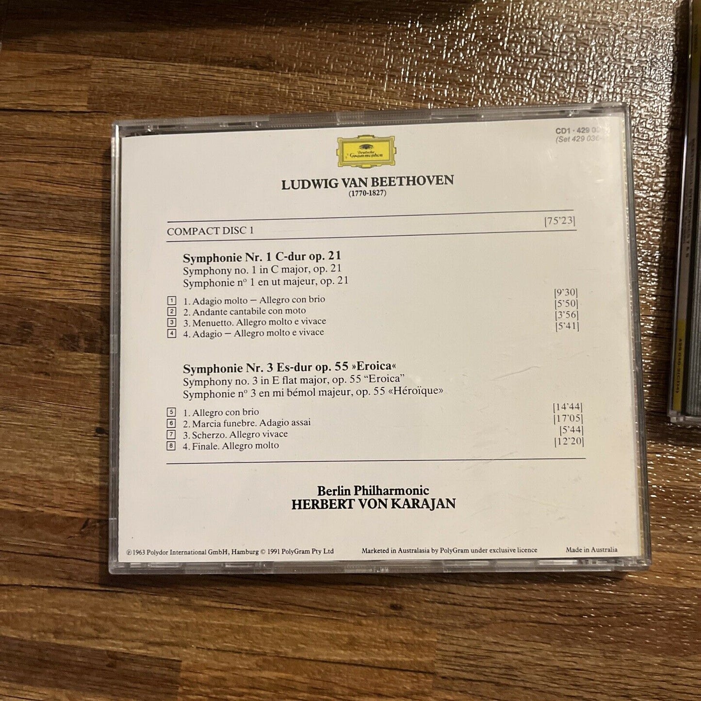 Beethoven 9 Symphonien - Berliner Philharmoniker: Herbert Von Karajan (CD, 1963)