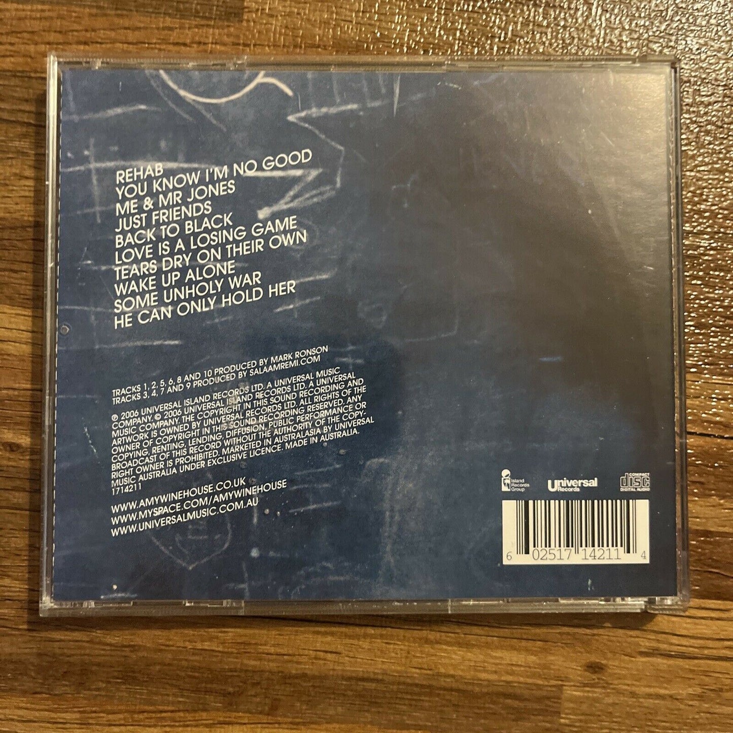 Amy Winehouse - Back to Black (CD, 2006)