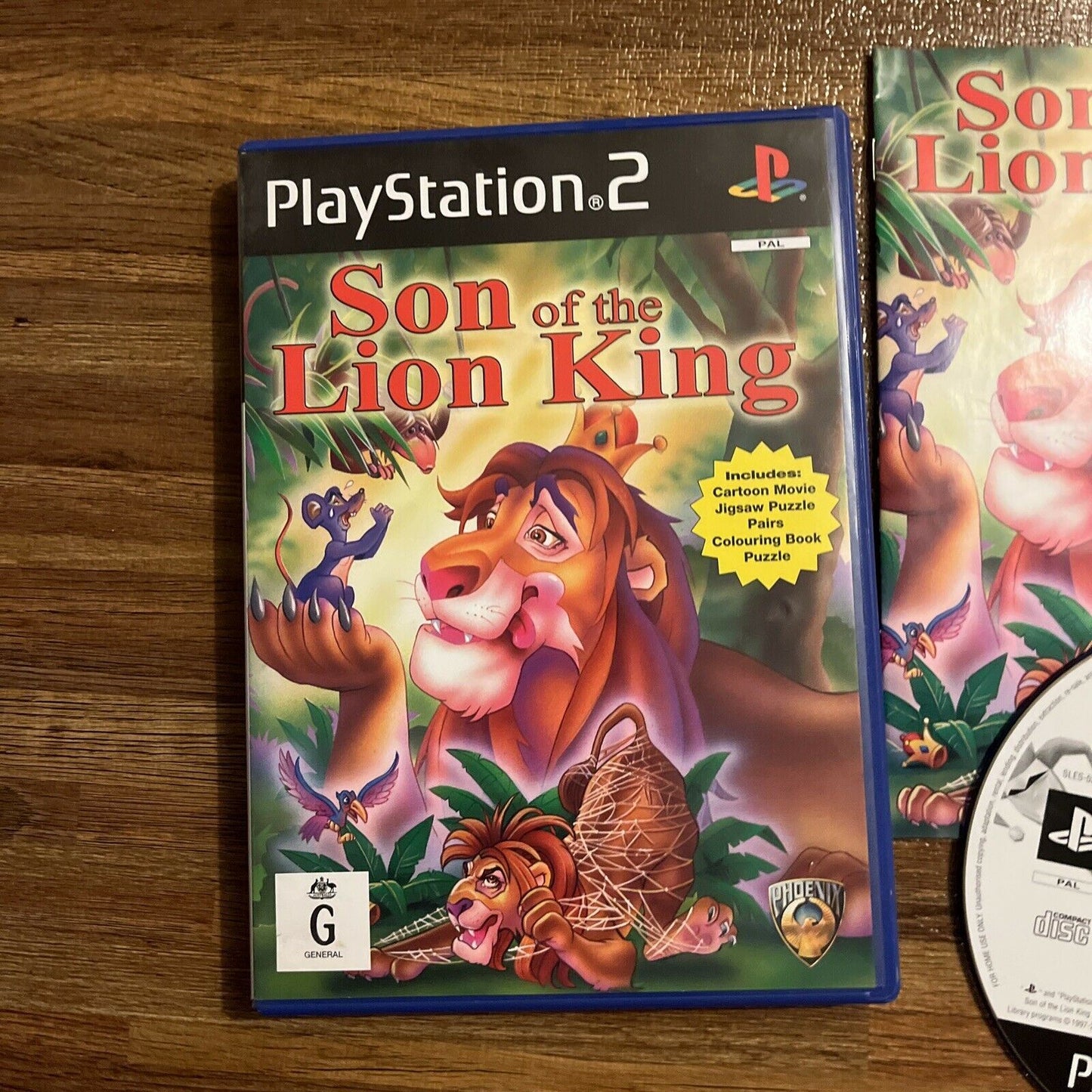 SON of The LION KING Sony PlayStation 2 With Manual PAL