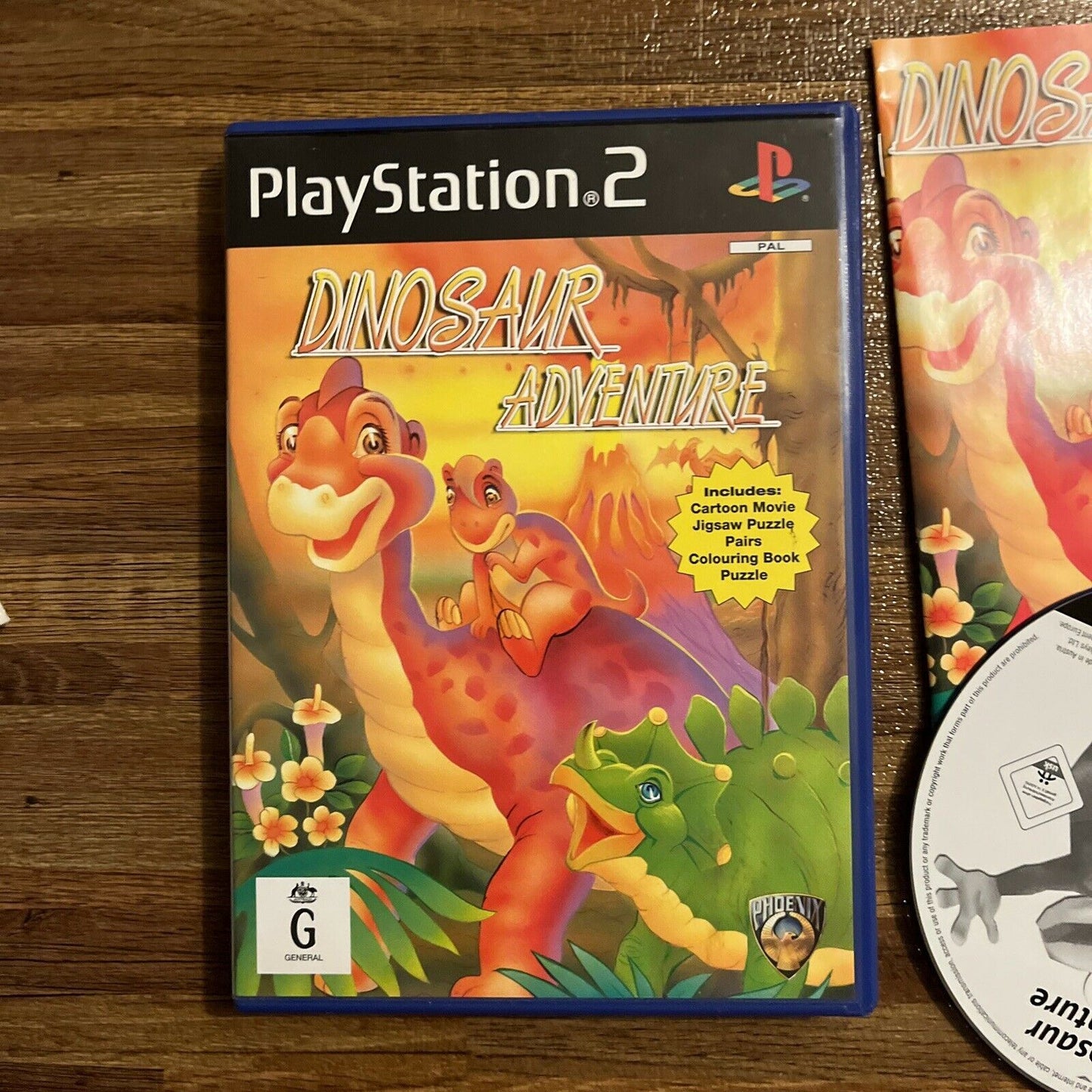 Dinosaur Adventure Sony Playstation 2 PS2 AUS PAL With Manual