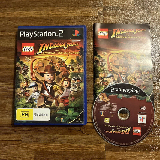 Lego Indiana Jones The Original Adventures PlayStation 2 PS2 PAL With Manual