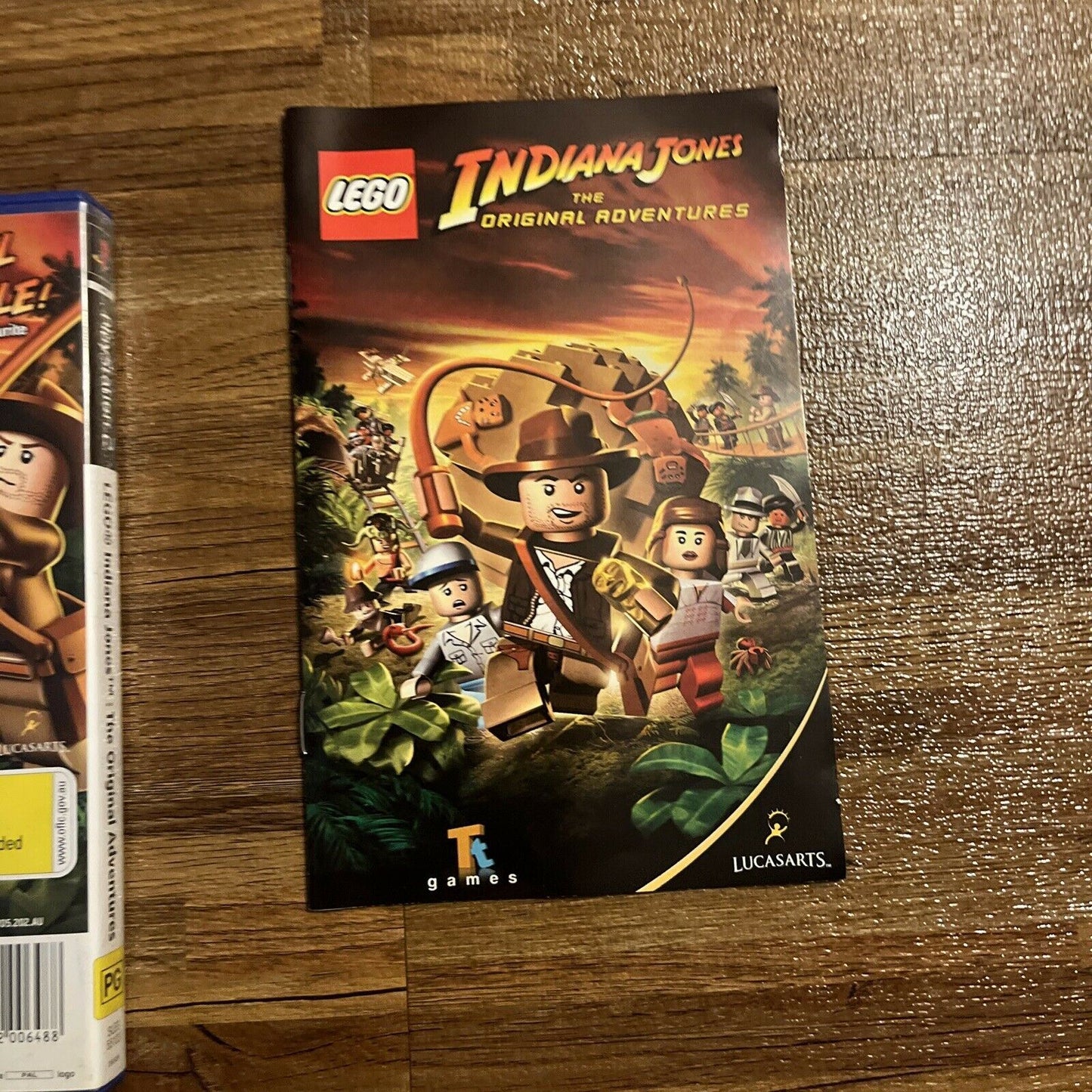 Lego Indiana Jones The Original Adventures PlayStation 2 PS2 PAL With Manual