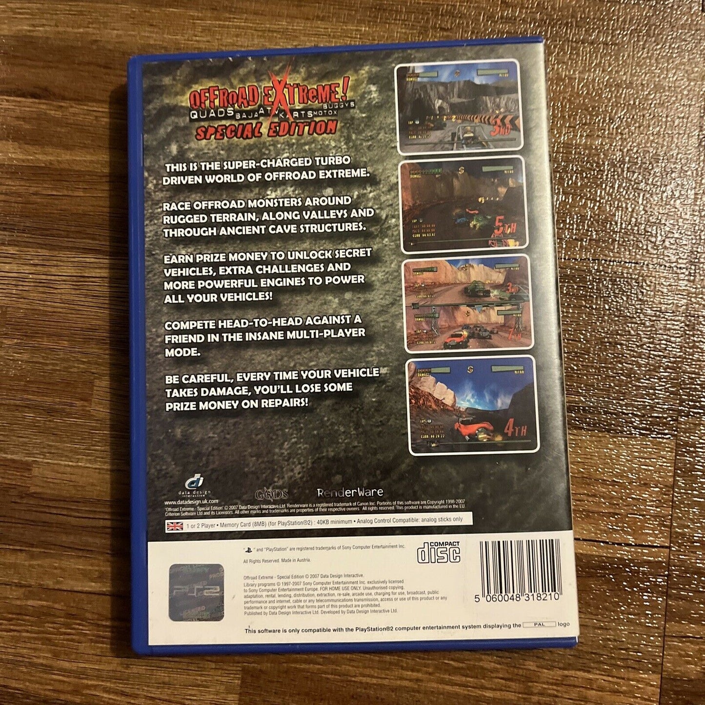 Offroad Extreme - Special Edition - PlayStation 2 PS2 PAL With Manual