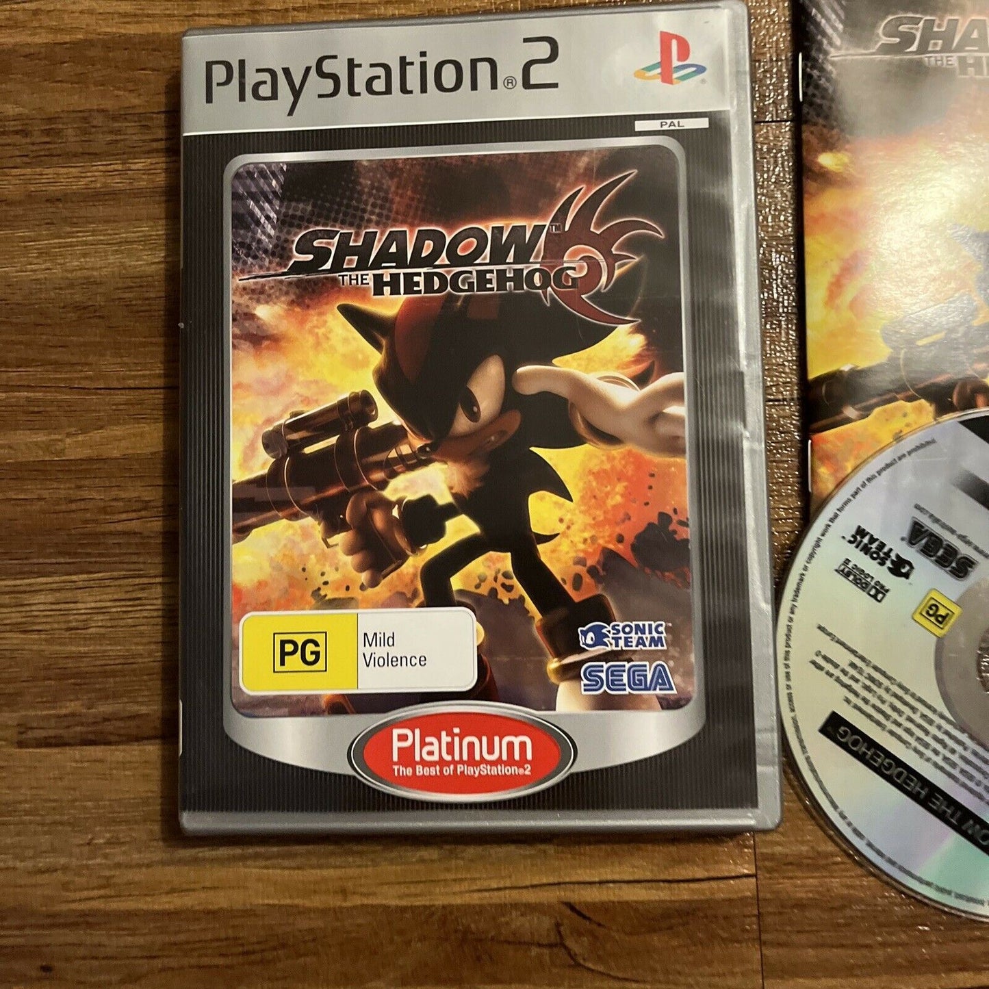 Shadow The Hedgehog PLAYSTATION 2 With Manual - PS2 - PAL