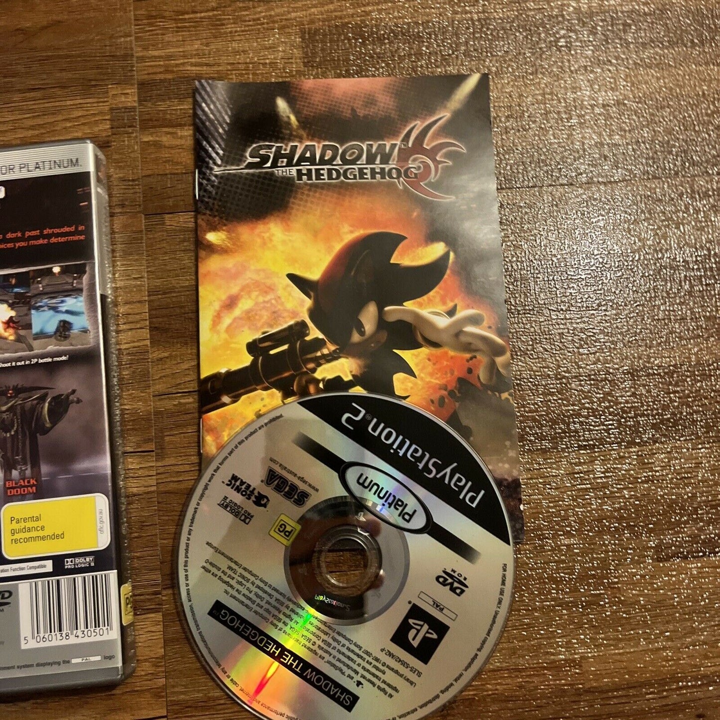 Shadow The Hedgehog PLAYSTATION 2 With Manual - PS2 - PAL